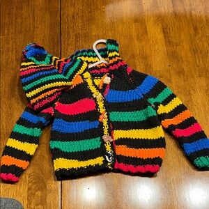 Infant Sweater and Hat